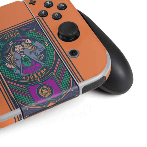 DC Comics The Joker Casino Chip Nintendo Switch OLED (2021) Skin